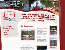 Tablet Screenshot of camping-maritim.de